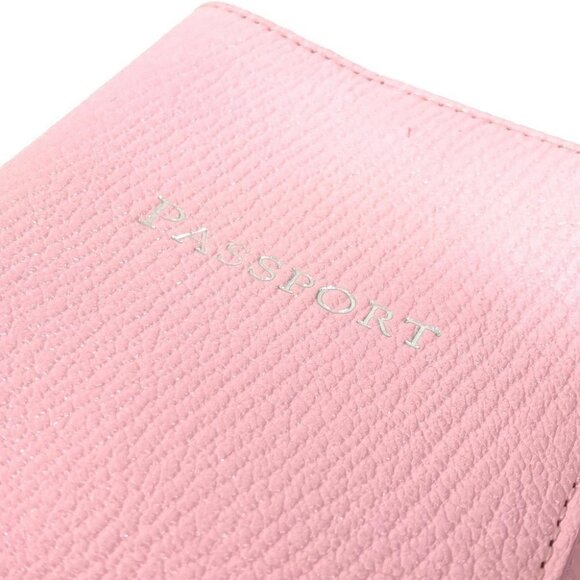 TIFFANY & Co. logo Passport Cover Stationery passport case Leather pink - Picture 10 of 14